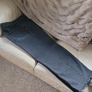 Old Navy O.G. Loose High-Rise Charcoal Jeans